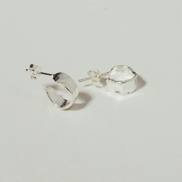 Fire Earrings | Silver