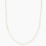 pearl night sky necklace gold