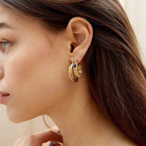 Two Ways Earrings | gold