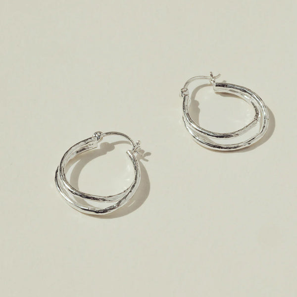 Two Way Earrings | silver