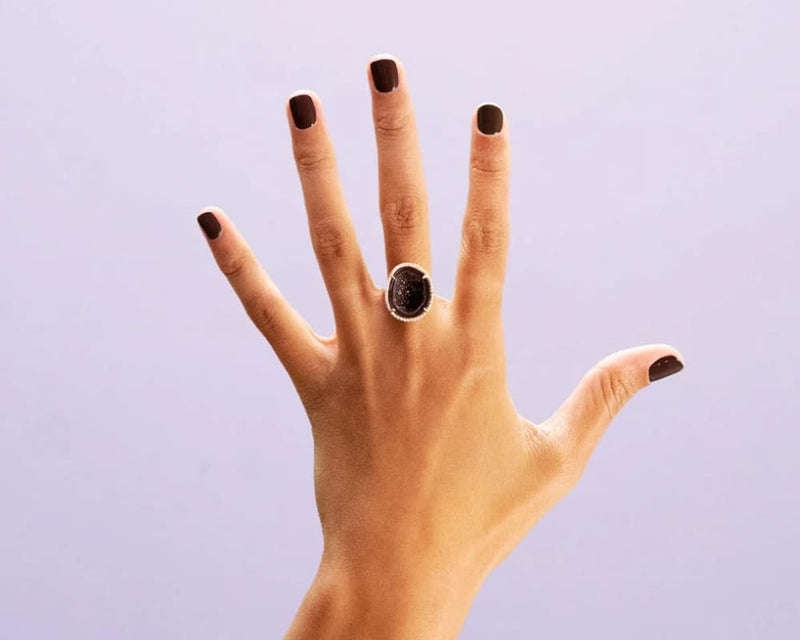 magma noir nail polish