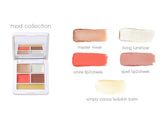 Lip2cheeck glow quad mini | blush + lipstick palette