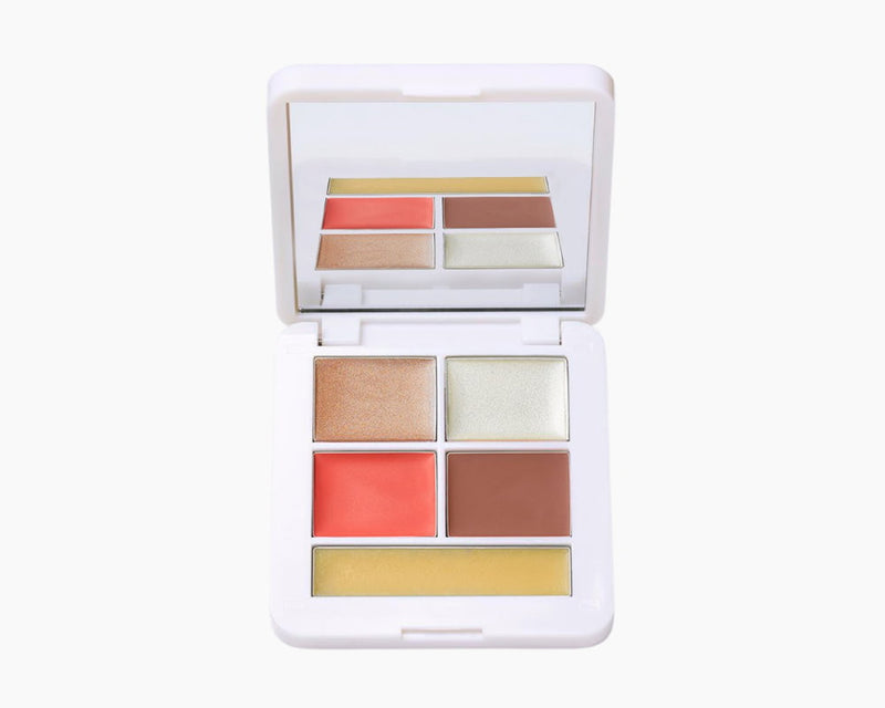 Lip2cheeck glow quad mini | blush + lipstick palette