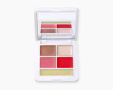 Lip2cheeck glow quad mini | blush + lipstick palette